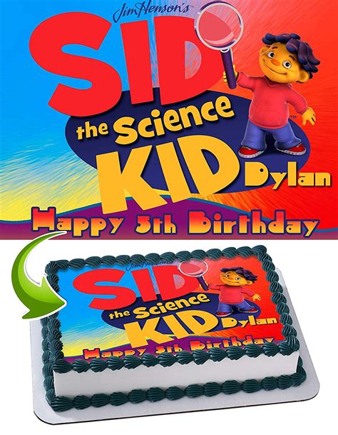 Sid the Science Kid Edible Cake Image Topper Personalized Birthday Party 1/4 Sheet - Walmart.com