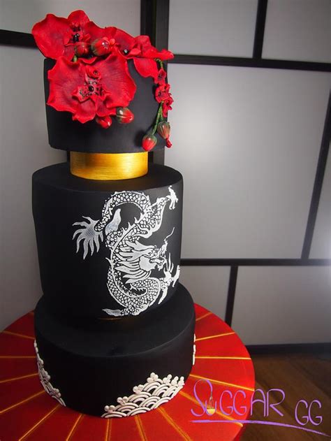 japanese wedding cake - Decorated Cake by suGGar GG - CakesDecor