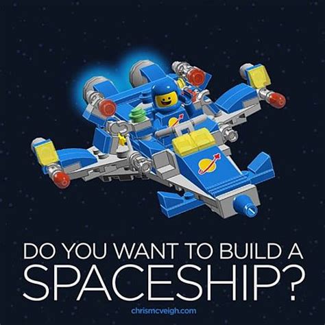 Build a mini LEGO Benny’s Spaceship!