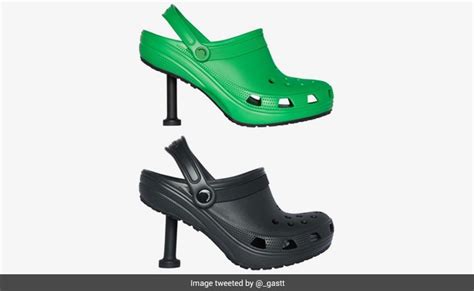 Twitter Can't Believe That Balenciaga's High-Heel Crocs Are A Real Thing