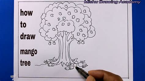 Share 79+ mango tree pencil sketch super hot - seven.edu.vn