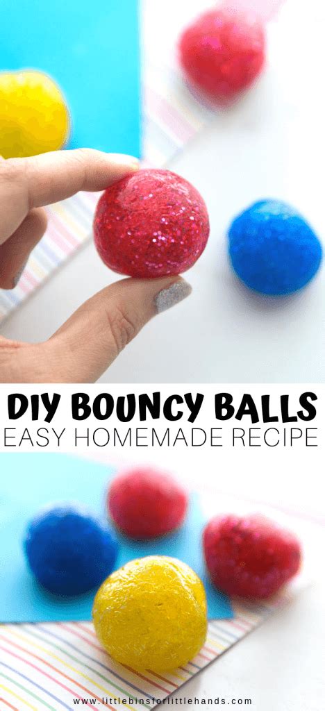 How To Make A Super Bouncy Ball - Little Bins for Little Hands