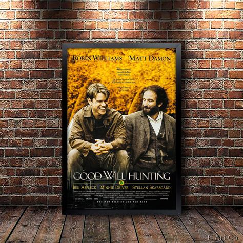 Good Will Hunting Movie Poster Framed and Ready to Hang. | Etsy