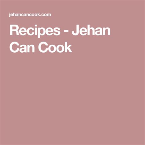 Recipes - Jehan Can Cook | Recipes, Bacon grilled cheese sandwich ...