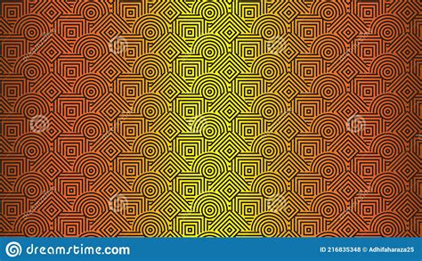 Metal Yellow Background Geometric Shapes Pattern Background Free Vector. Stock Vector ...