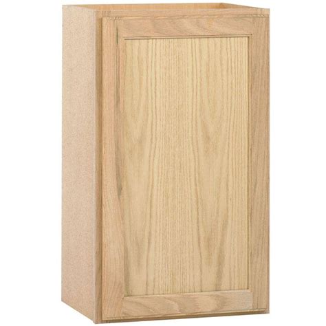 Assembled 18x30x12 in. Wall Kitchen Cabinet in Unfinished Oak-W1830OHD - The Home Depot