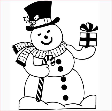 Coloring Pages: Christmas Snowman Coloring Pages Free and Printable