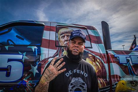 Clearwater Trump truck rally, featured Florida's ‘Back the Blue’ rapper ...