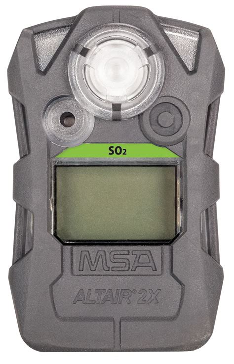 MSA Single Gas Detector, 0.20 ppm Sensor Range, Audible, Vibrating, Visual Alarm Type - 33RJ37 ...