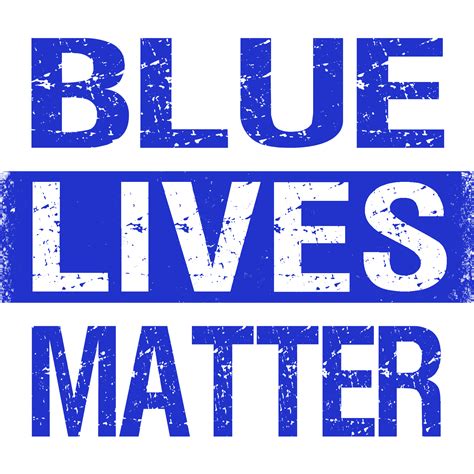 Blue Lives Matter Png - Free Logo Image