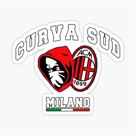 "Curva Sud Milano - AC Milan Sticker" Sticker for Sale by Milanisti | Redbubble