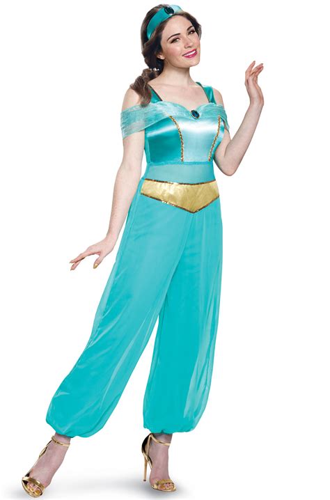 Jasmine Deluxe Adult Costume - PureCostumes.com