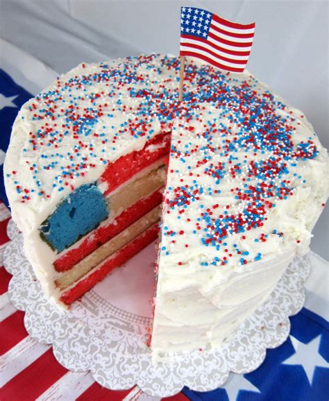 4th of July Flag Cake | Plain Chicken