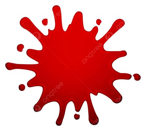 Red Blood Splash Shape Vector Illustration Bloodstain Splat Blood Vector, Bloodstain, Splat ...