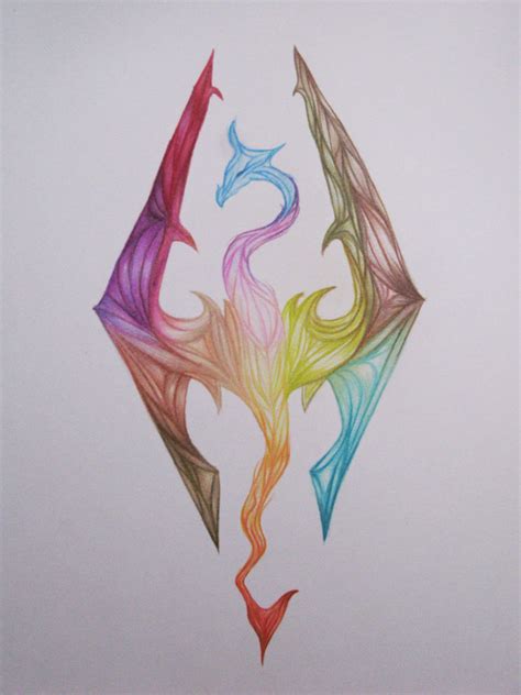 Skyrim Logo Drawing at GetDrawings | Free download