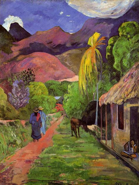 Road in Tahiti, 1891 - Paul Gauguin - WikiArt.org