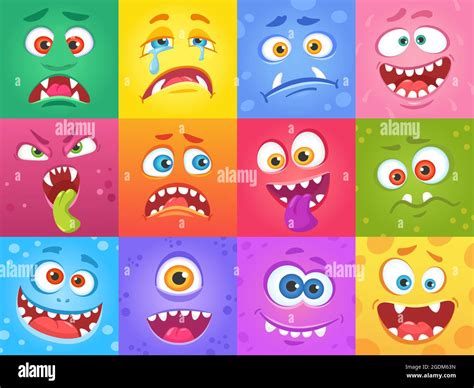 Ugly face expression expressions Stock Vector Images - Alamy