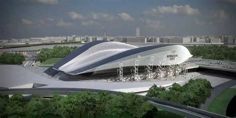 London Olympics Aquatics Centre, Swimming - e-architect