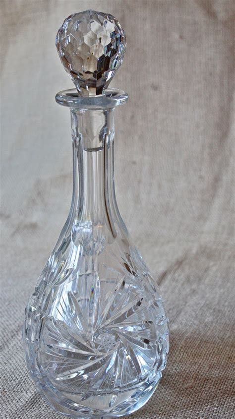 Vintage Crystal Decanter Barware