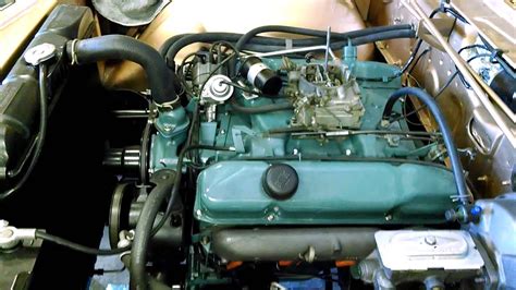 1966 Chrysler 300 starting after engine bay restoration. - YouTube