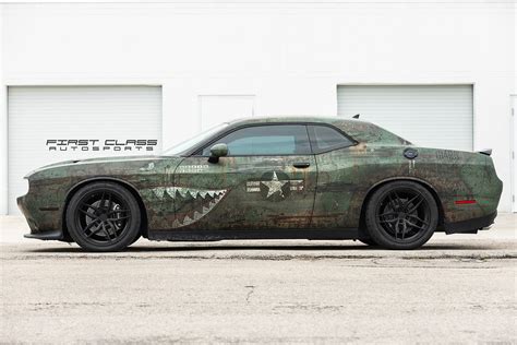 392 WARHAWK DODGE CHALLENGER CUSTOM PRINTED WRAP