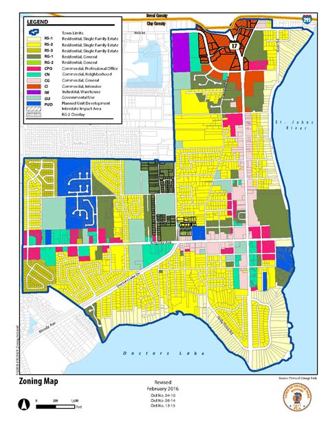 Jacksonville Fl Zoning Map - Jacksonville Zoning Map (Florida - Usa) - Florida Land Use Map ...