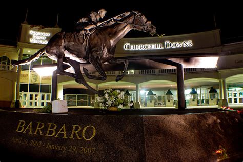 Barbaro Statue Outside of Churchill Downs Photograph by John McGraw ...