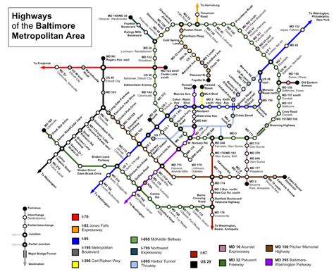 Baltimore Subway Map - TravelsFinders.Com