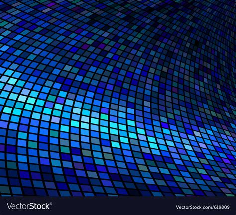 Abstract lights blue disco background Royalty Free Vector