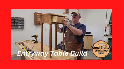 Entryway Table Build - YouTube