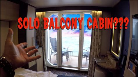 Solo Balcony Cabin - Anthem of the Seas Cruise Ship - YouTube