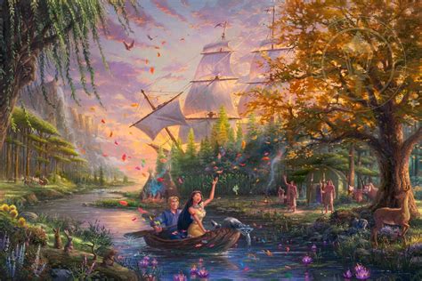 60+ Thomas Kinkade Disney Wallpapers - Download at WallpaperBro ...