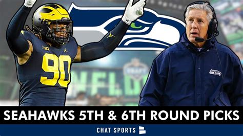 2023 NFL Draft: Seattle Seahawks 5th & 6th Round Picks Ft. Mike Morris ...