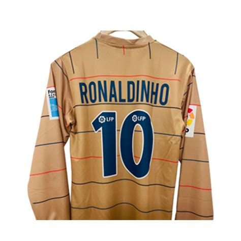 Barcelona Ronaldinho Retro Jersey | Retro Collection - Cyberried Store