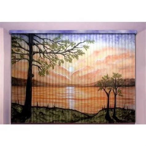 Printed Window PVC Blinds at Rs 95/square feet | पट्टियों से बना खिड़की ...