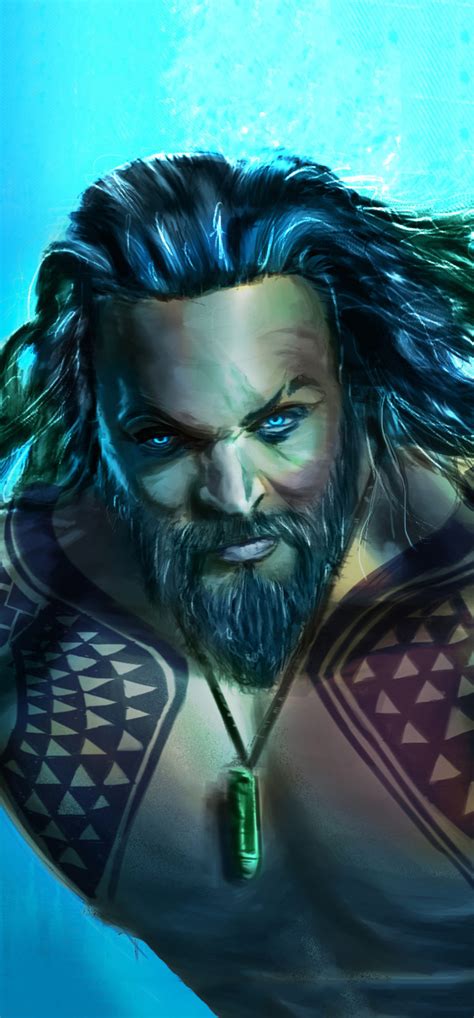 1242x2668 Jason Momoa Aquaman Art Iphone XS MAX ,HD 4k Wallpapers ...