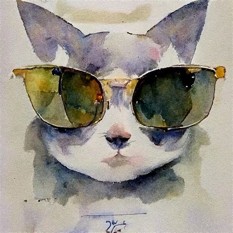 Cool Cat I Digital Art by Amon Moseley - Fine Art America