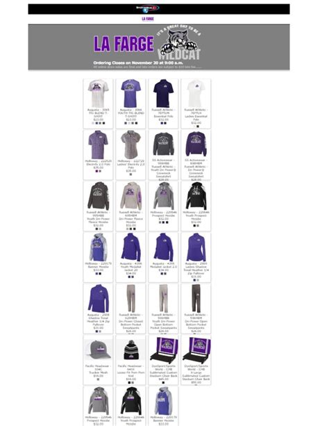 La Farge Wildcats Online Store | La Farge School District