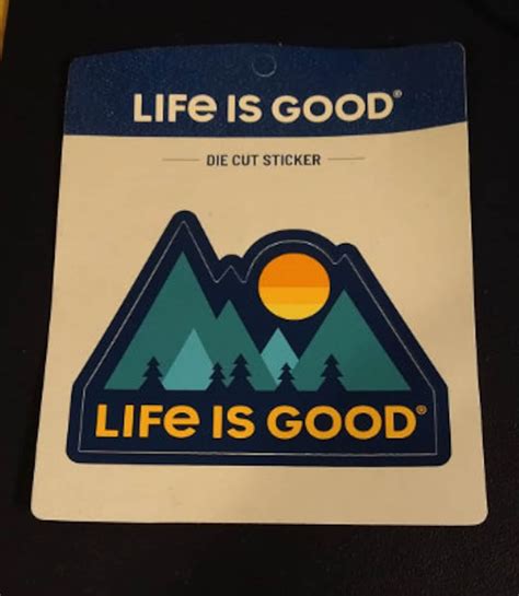 Life is Good Stickers Life is Good Decals Mountains - Etsy