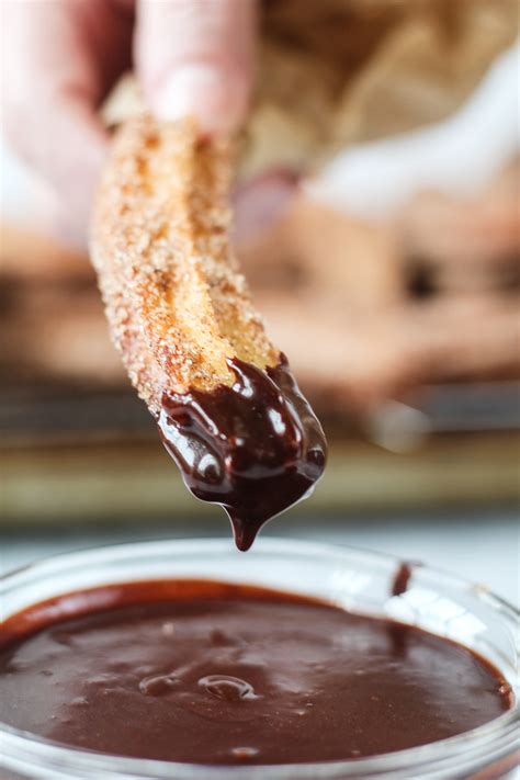 Homemade Churros with Spicy Chocolate Sauce