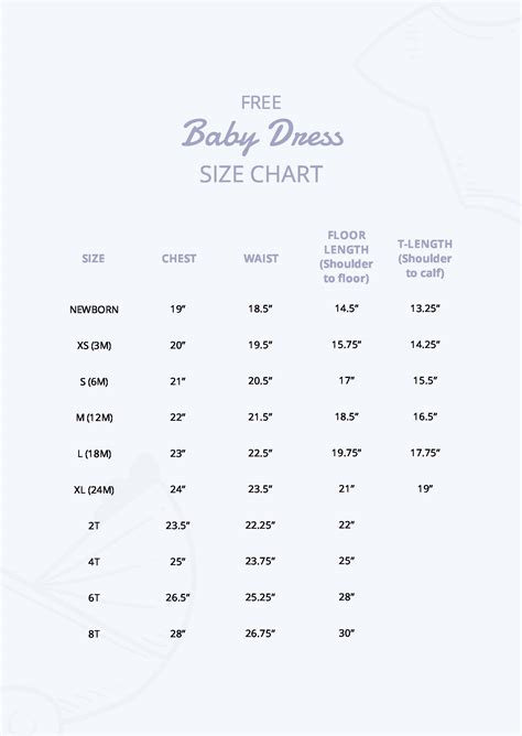 Share 82+ baby frock size chart - 3tdesign.edu.vn