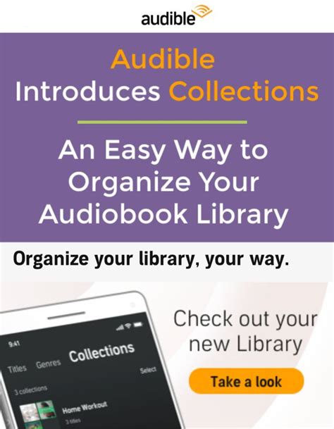 Audible Introduces Collections – An Easy Way to Organize Your Audiobook ...