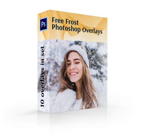 Photoshop Frost Overlay Bundle Includes 10 Free Frost Overlays