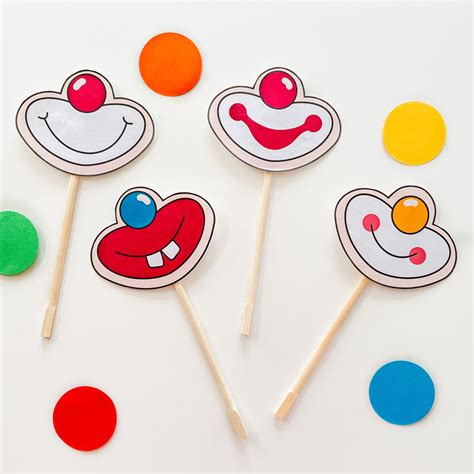 DIY Clown Mask Printables