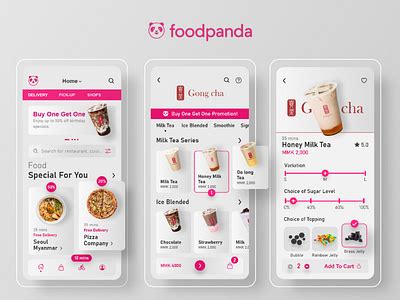 Foodpanda App Design Idea by Kayson Jett on Dribbble