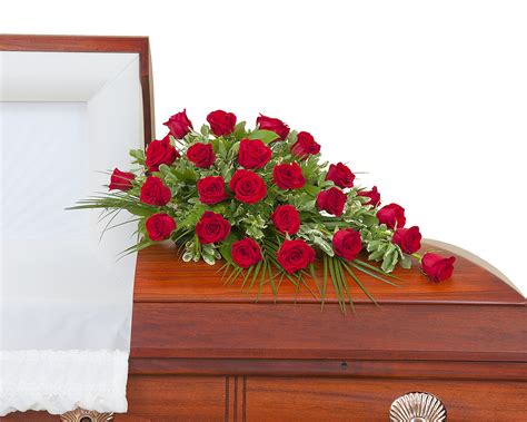 Simply Roses Standard Casket Spray TMF-730 in Glendale, AZ | The Tulip Tree, Inc.