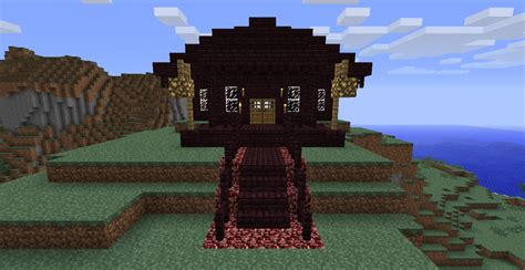 Nether brick House Minecraft Map