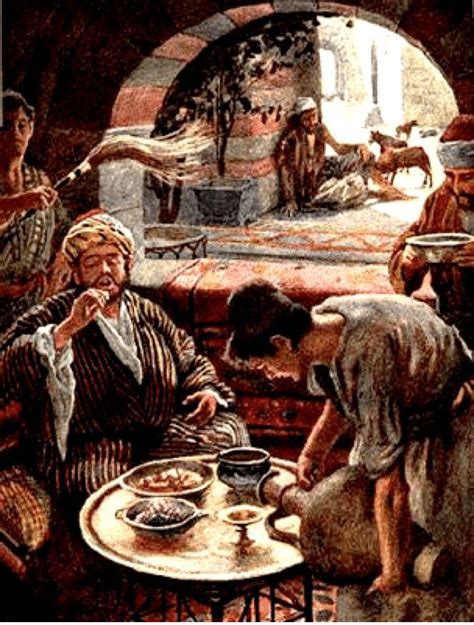 The Rich Man and Lazarus | Rich man, Bible artwork, Christian paintings