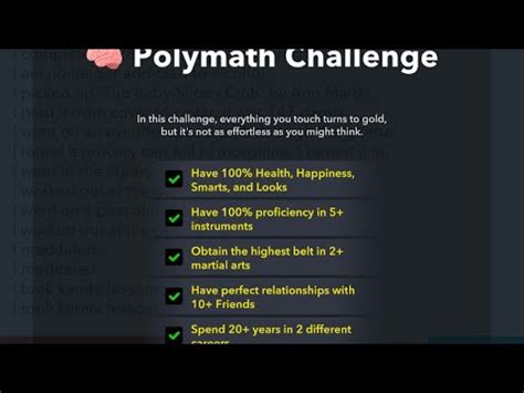 I completed the Bitlife Polymath Challenge!Step by step guide on how to complete the Challenge ...