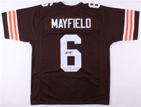 Baker Mayfield Signed Cleveland Browns Jersey (Beckett COA) | Pristine ...